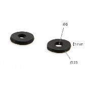 2x Rubber washer for fairing