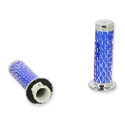 Handlebar Grips - Scale Style - Blue