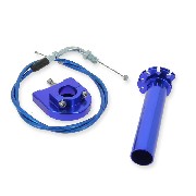 HQ Billet Quick Throttle (Purple) + Throttle Cable (Blue)