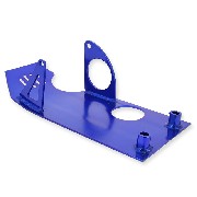 Belly Pan for Dirt Bike with a Starter Motor - Blue