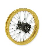 14'' Rear Rim for Dirt Bike AGB30 (type 4) - Gold