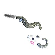 R1 Racing Exhaust for Pocket Bike - Alu