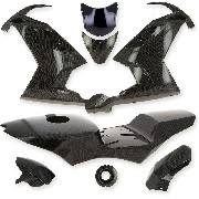 Carbon Fairing - Special Edition - for Pocket Bike MT4 - Black
