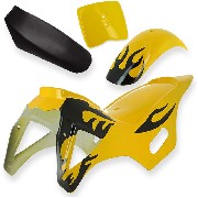 Fairing for Cross Pocket Bike (type 1) - Yellow-Black