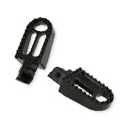 Custom Aluminum Foot Pegs for Dirt Bike - Black