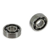 Pair of Wheel Bearings Baotian 50cc BT49QT-9 (6201)