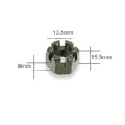 Castle Nut for Steering Knuckle for ATV Bashan Quad 300cc (BS300S-18)