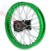 14'' Rear Rim for Dirt Bike AGB30 (type 4) - Green