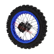 12'' Rear Wheel for Dirt Bike AGB29 - Blue