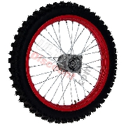 17'' Front Wheel for Dirt Bike AGB30 - Red