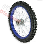 19'' Front Wheel for Dirt Bike AGB30 - Blue