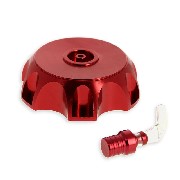 Gas Tank Cap for Dirt Bike - Red