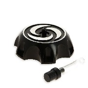 Gas Tank Cap for Dirt Bike (type 2) - Black