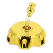 Custom Gas Tank Cap for Dirt Bike - Gold