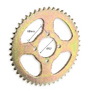 48 Tooth Reinforced Rear Sprocket for Dirt Bike (model 2 - 428)