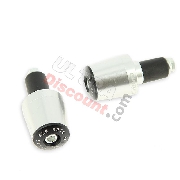 Custom Handlebar End Plugs (type 7) - Alu for Shineray 200STIIE et 200STIIEB
