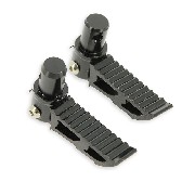 Custom black Foot Pegs typ3 for Pocket Bike