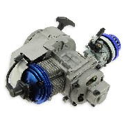 Complete 53cc UD Racing engine for Pocket Bike - BLUE