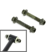 Pair of screws M10x60mm Upper and lower suspension arm screws ATV
