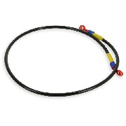 rear brake hose 100cm (Black)