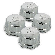 Set of 4 Center Caps for Aluminum Rim for ATV Shineray Quad 250cc STXE