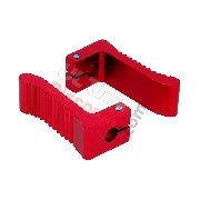 Aluminum Foot Pegs - Red