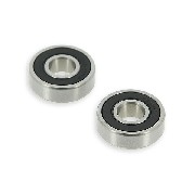 Pair of HQ Wheel Bearings 6000RS Pocket bike Mt4