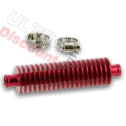 Additional Radiator for Quad Shineray 250ST-9E Red