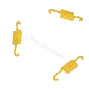 Set of 3 Yellow Clutch Springs for Baotian Scooter BT49QT-7 - Soft Springs