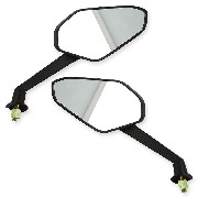 Pair of mirrors for Spare Shineray 200 ST9