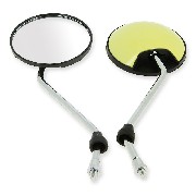 Pair of mirrors for Citycoco scooter - Yellow Pastel