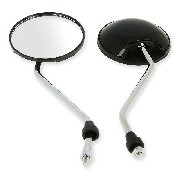 Pair of mirrors for Citycoco scooter - Black