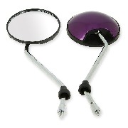 Pair of mirrors for Citycoco Shopper - Purple Metallic