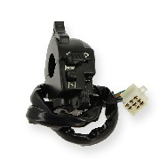 Left Switch Assembly for Dax Skyteam 50 to 125cc (SEMI-AUTO) - Black