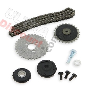 Cam chain set 125cc for Trex Skyteam