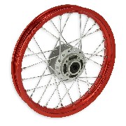 14'' Front Rim for Dirt Bike AGB27 (type 1) - Red