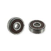 Pair of Wheel Bearings Ø10 for Pocket Bike 6300-RS