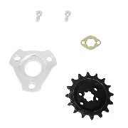 Offset Front Sprocket + 15mm Spacer Offset for Monkey (16 tooth)