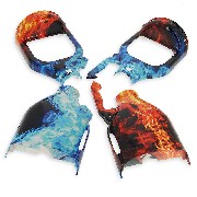 hoverboard fairing hull 6.5 inch - Flame