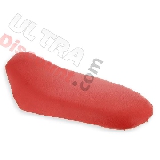 Saddle for pocket bike cross red type1