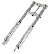 Front Fork Cross Pocket Bike silver