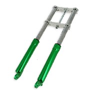 Front Fork Cross Pocket Bike green