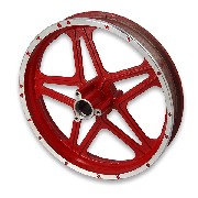 Rear Rim red for Cross Pocket Bike (10'', type 1)