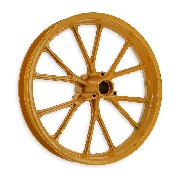 Front Rim yellow for Cross Pocket Bike (10'', type 2)