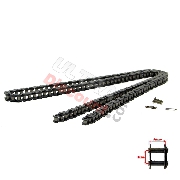 70 Large Links Reinforced Drive Chain for Cross Pocket Bike - TF8