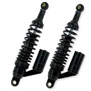 Pair of Front Gas Shock Absorbers for ATV Quad 200cc - Black