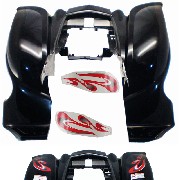 Rear Fairing + Stickers for ATV Shineray Quad 200cc