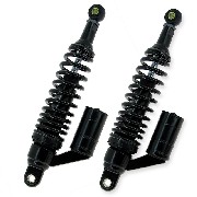 Pair of Front Gas Shock Absorbers for ATV Shineray Quad 200cc STIIE - Black