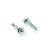 Pair of screws 6x25 ATV engin