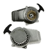 Aluminum Recoil Starter + Aluminum Sprocket for Pocket Bike supermoto